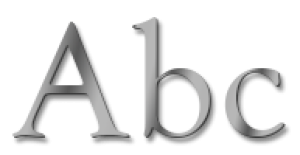 Mirror Classic Letter 22cm High