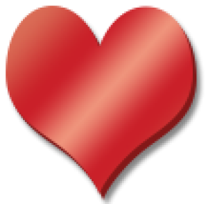 Heart 12cm High Clr Acrylic