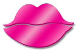 Lips Small Clr Acrylic