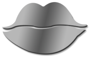 Lips Large Mirror