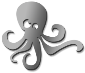 Octopus 12.5cm Small Mirror