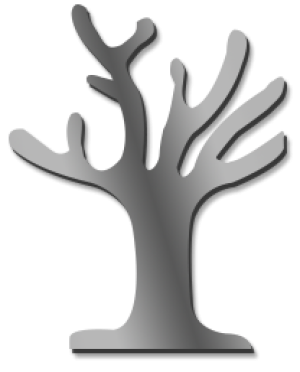 Tree v2 60cm High Mirror Double Sided